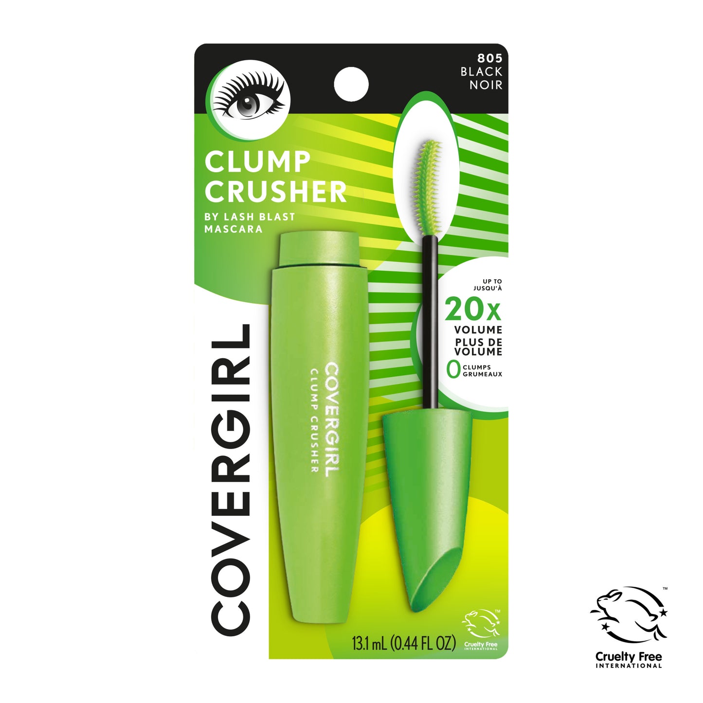 COVERGIRL - Clump Crusher by Lash Blast Water Resistan Mascara, 20X Volume,