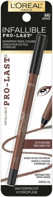 L'OREAL INFALLIBLE PRO-LAST WATERPROOF EYELINER PENCIL,