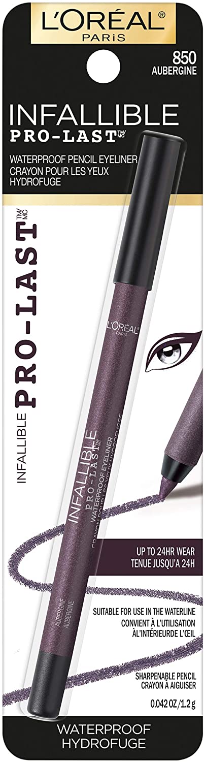 L'OREAL INFALLIBLE PRO-LAST WATERPROOF EYELINER PENCIL,