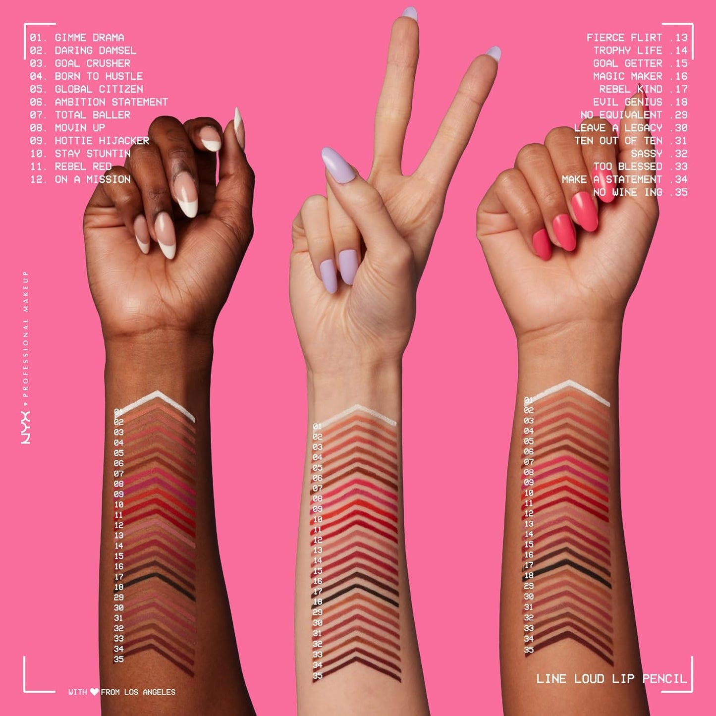 NYX PROFESSIONAL MAKEUP Line Loud Lip Liner,