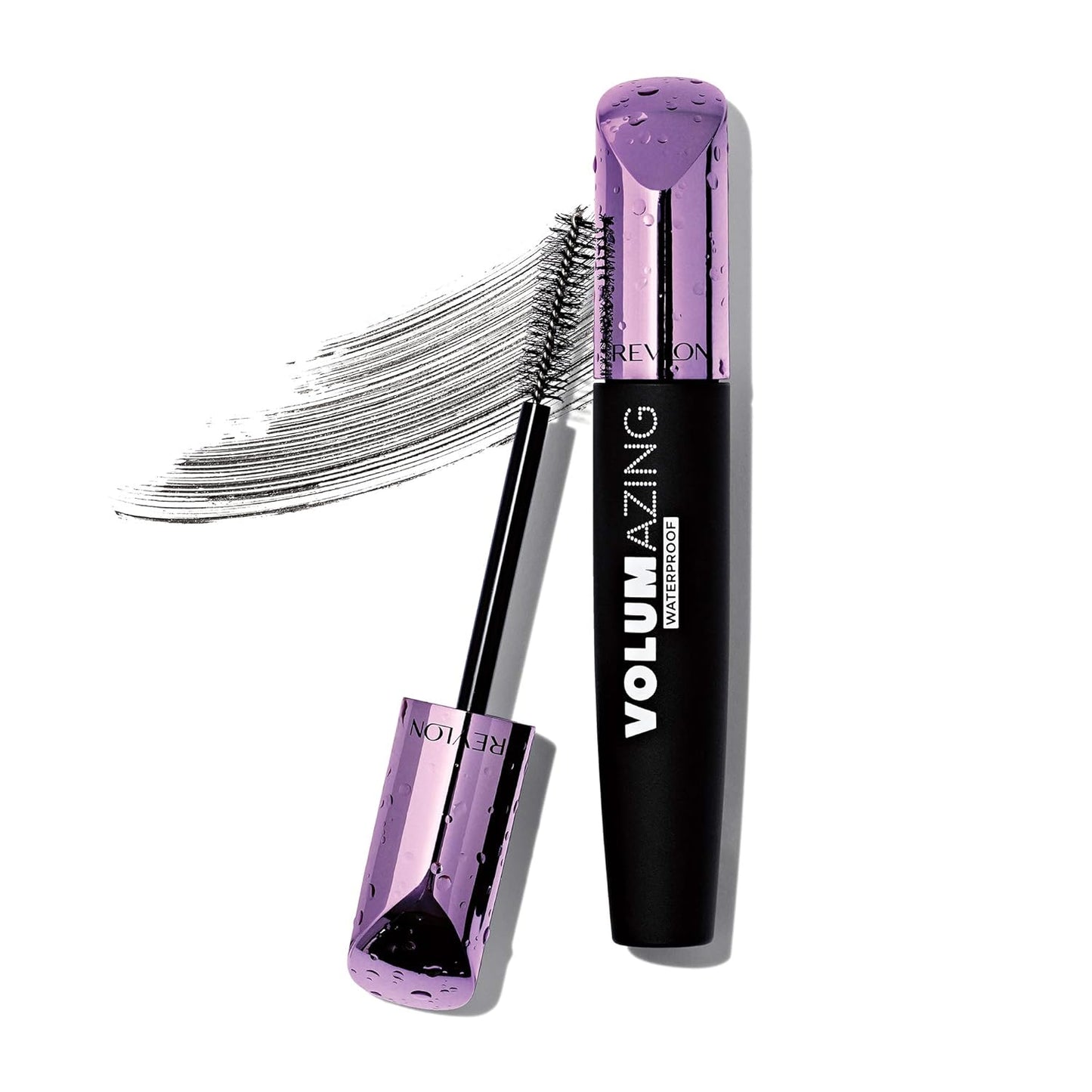 Revlon Volumazing Waterproof Mascara, Oversized Brush for Thick, Fluffy,