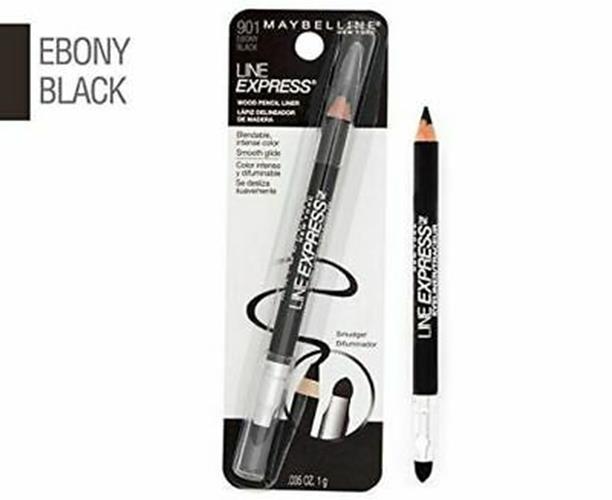 Maybelline Line Express Sharpenable Wood Pencil with Built-In Blending Eyeliner,