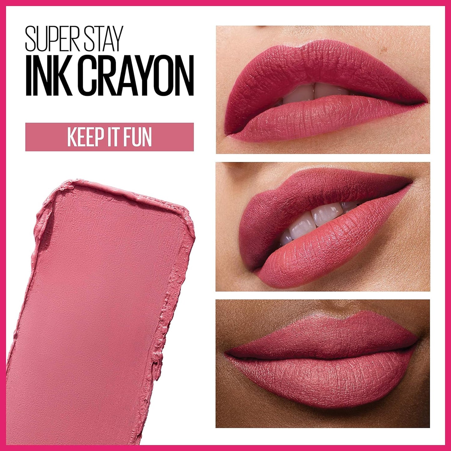 Maybelline SuperStay Ink Crayon Matte Lipstick,