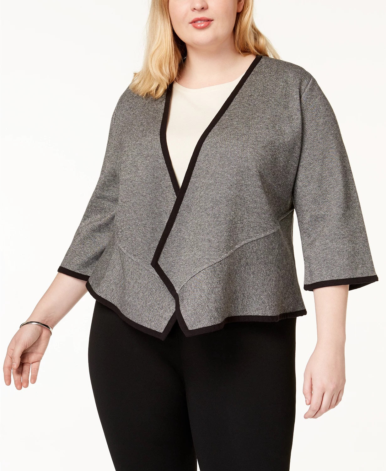 Alfani Drape Front Cardigan Sweater, Size X Large