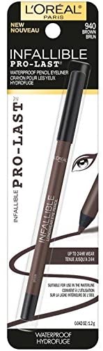 L'OREAL INFALLIBLE PRO-LAST WATERPROOF EYELINER PENCIL,