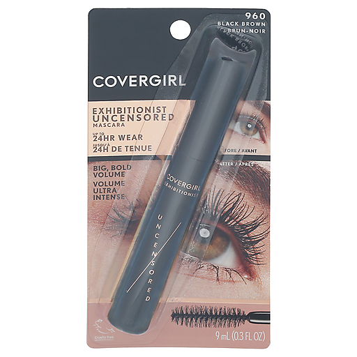 COVERGIRL Exhibitionist Uncensored 24 HRs Wear Big Bold Volume Mascara,
