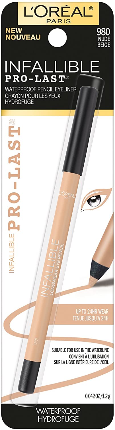 L'OREAL INFALLIBLE PRO-LAST WATERPROOF EYELINER PENCIL,