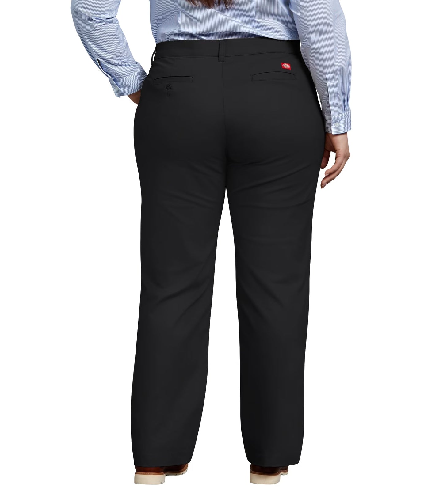 Dickies Women's Plus-Size Relaxed Straight Stretch Twill Pant, Size 22W
