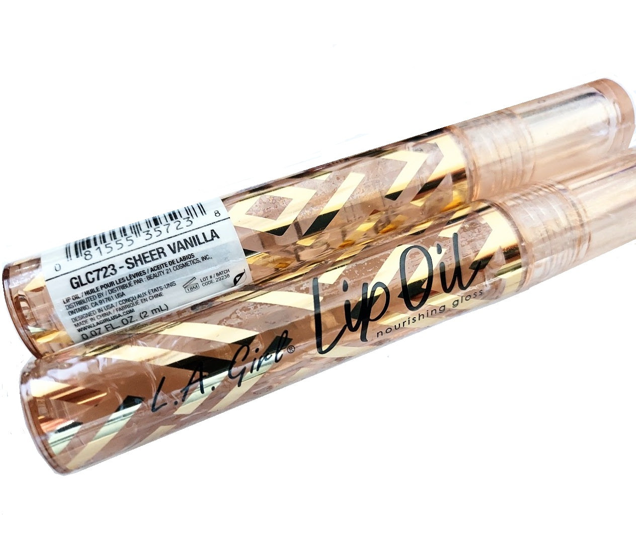 L.A. Girl Hydrating-Plump & Sheer Lip Oil, Vanilla