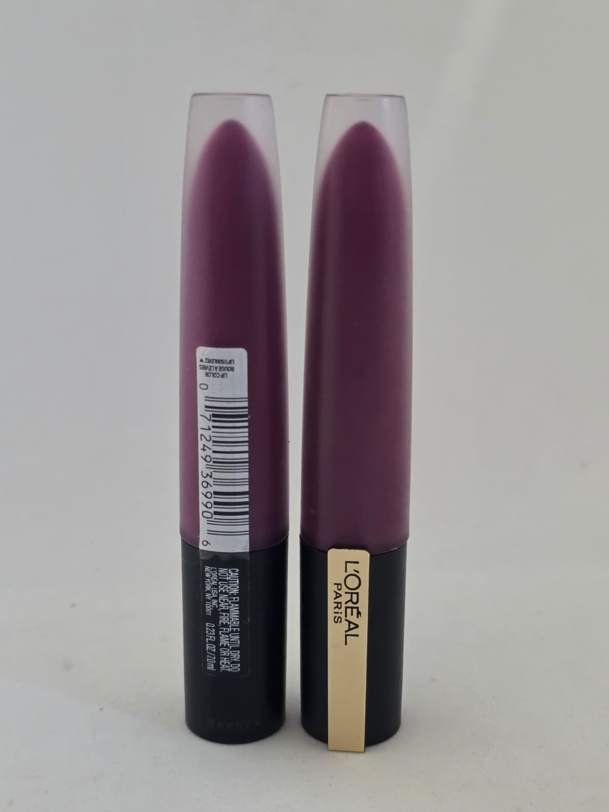 2X L'OREAL PARIS ROUGE SIGNATURE LASTING MATTE LIP Color, 412 I REBEL
