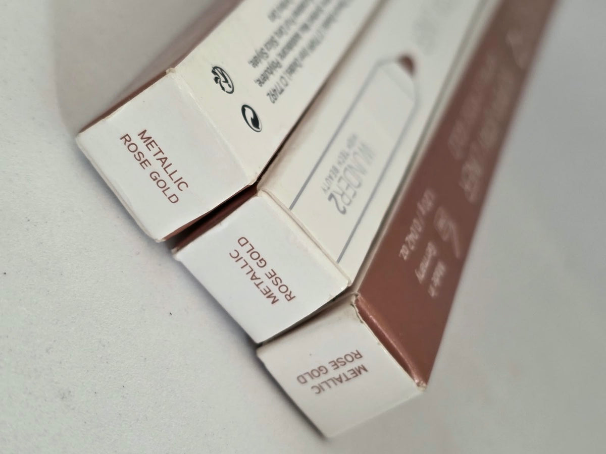 3X Wunder2 SUPERSTAY LINER Makeup Pencil Long Lasting Waterproof, Metallic Rose Gold