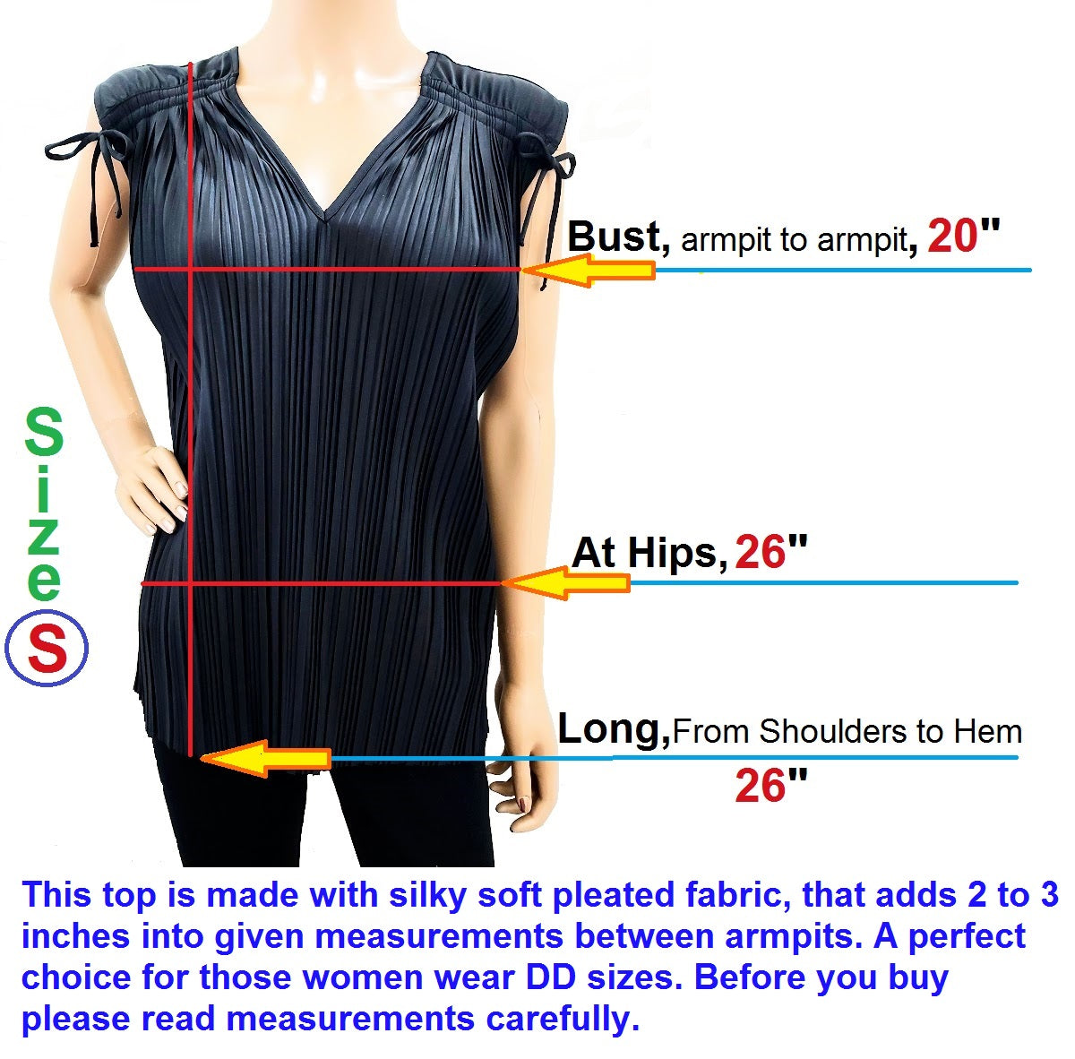 Alfani Womens Pleated Ruched Top, Sizes S & L
