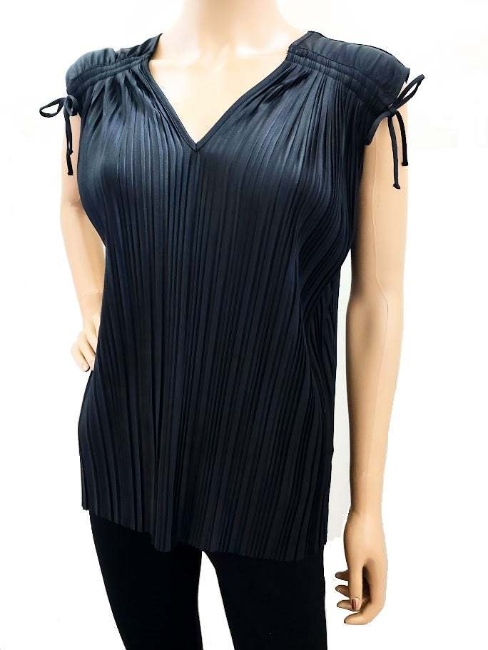 Alfani Womens Pleated Ruched Top, Sizes S & L