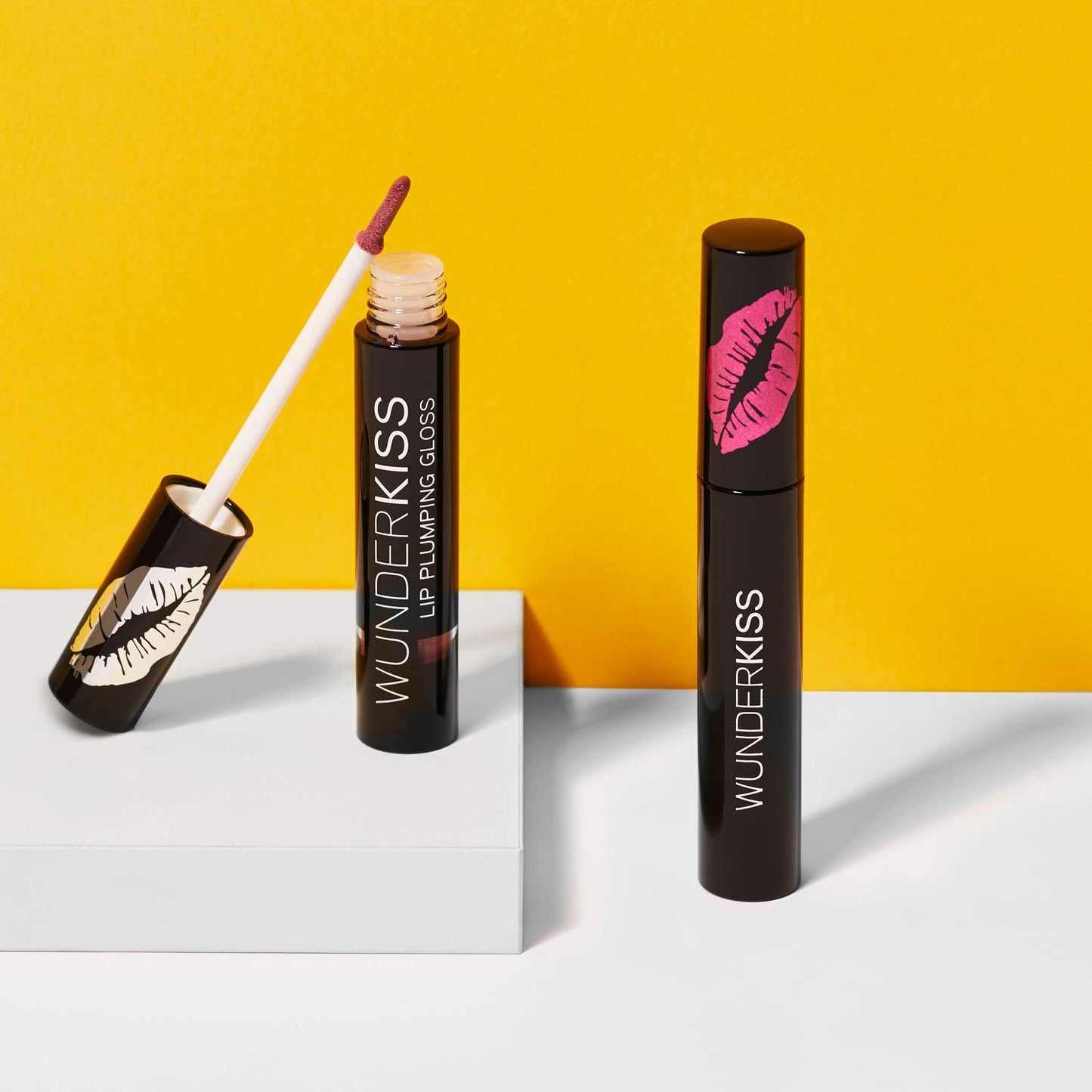 WUNDER BROW LIPS Makeup Lip Plumping Lip Gloss, Berry