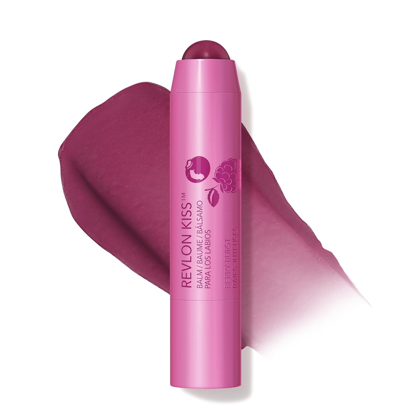 Revlon Kiss Lip Balm Crayon, Hydrating Lip Moisturizer Infused,