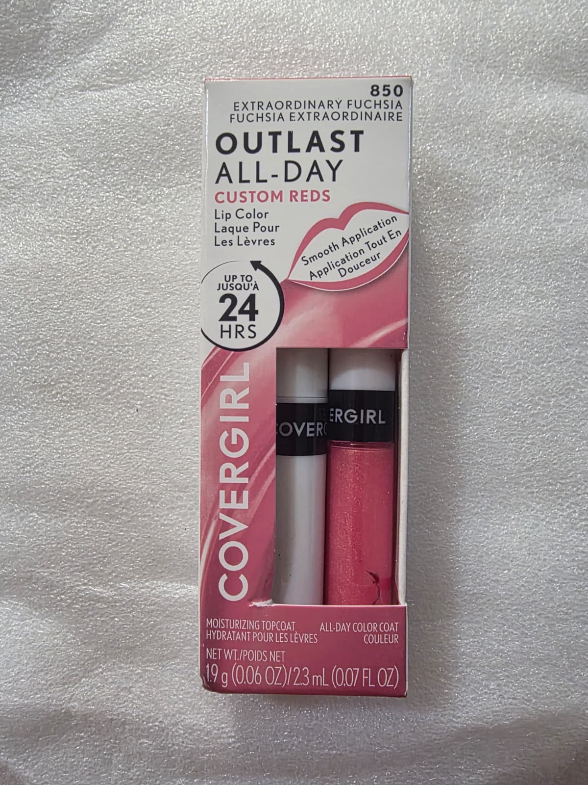 COVERGIRL Outlast All-Day Custom Reds Lip Color, 850 Extraordinary Fuchsia