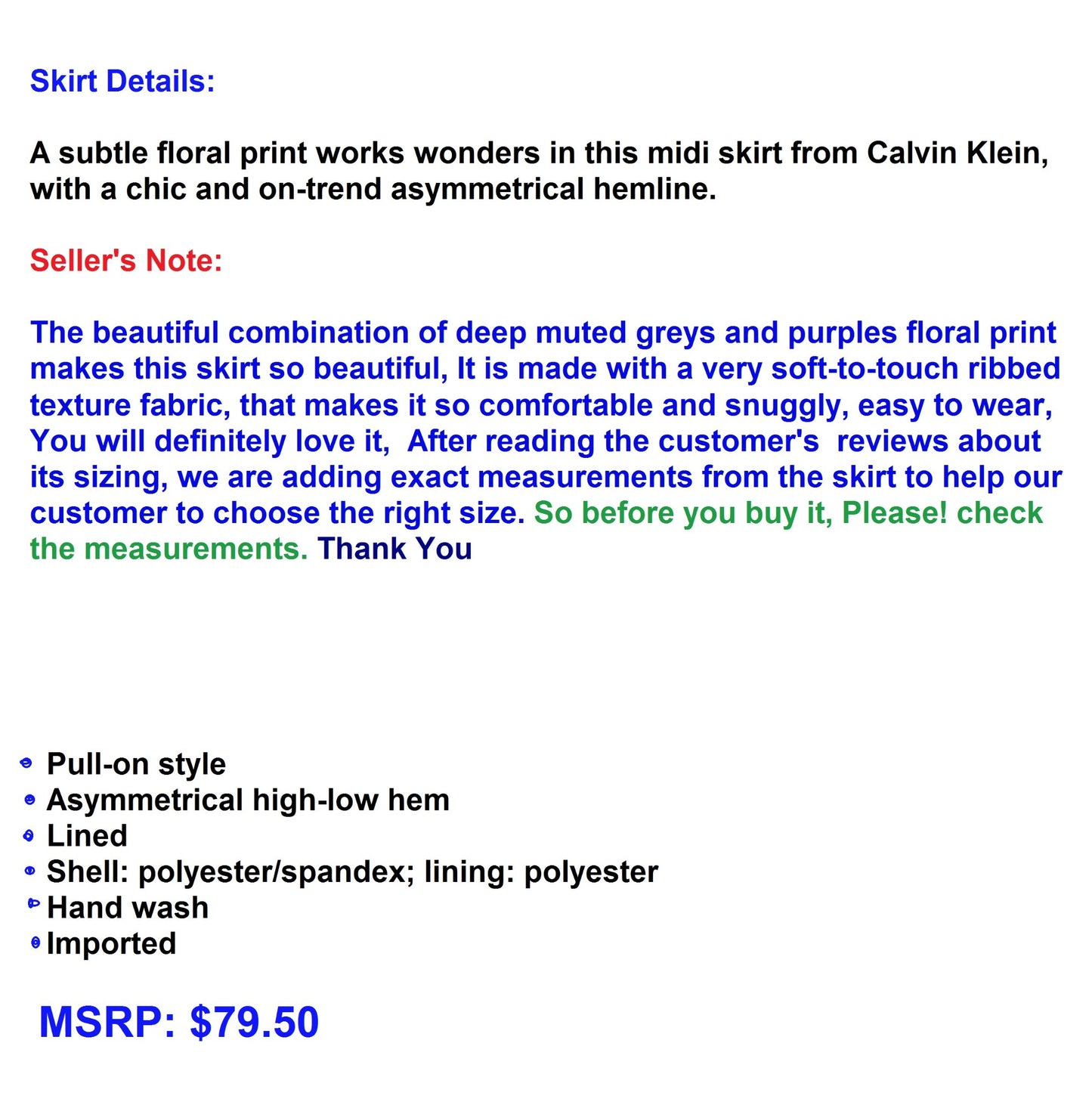 CALVIN KLEIN Floral-Print Asymmetrical Midi Skirt,