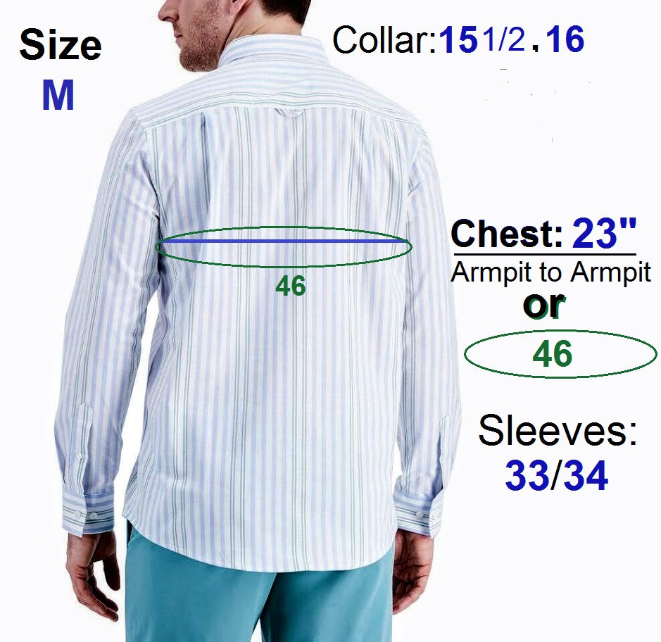 Club Room Men's Cotton Button-Down John Oxford Shirt, M