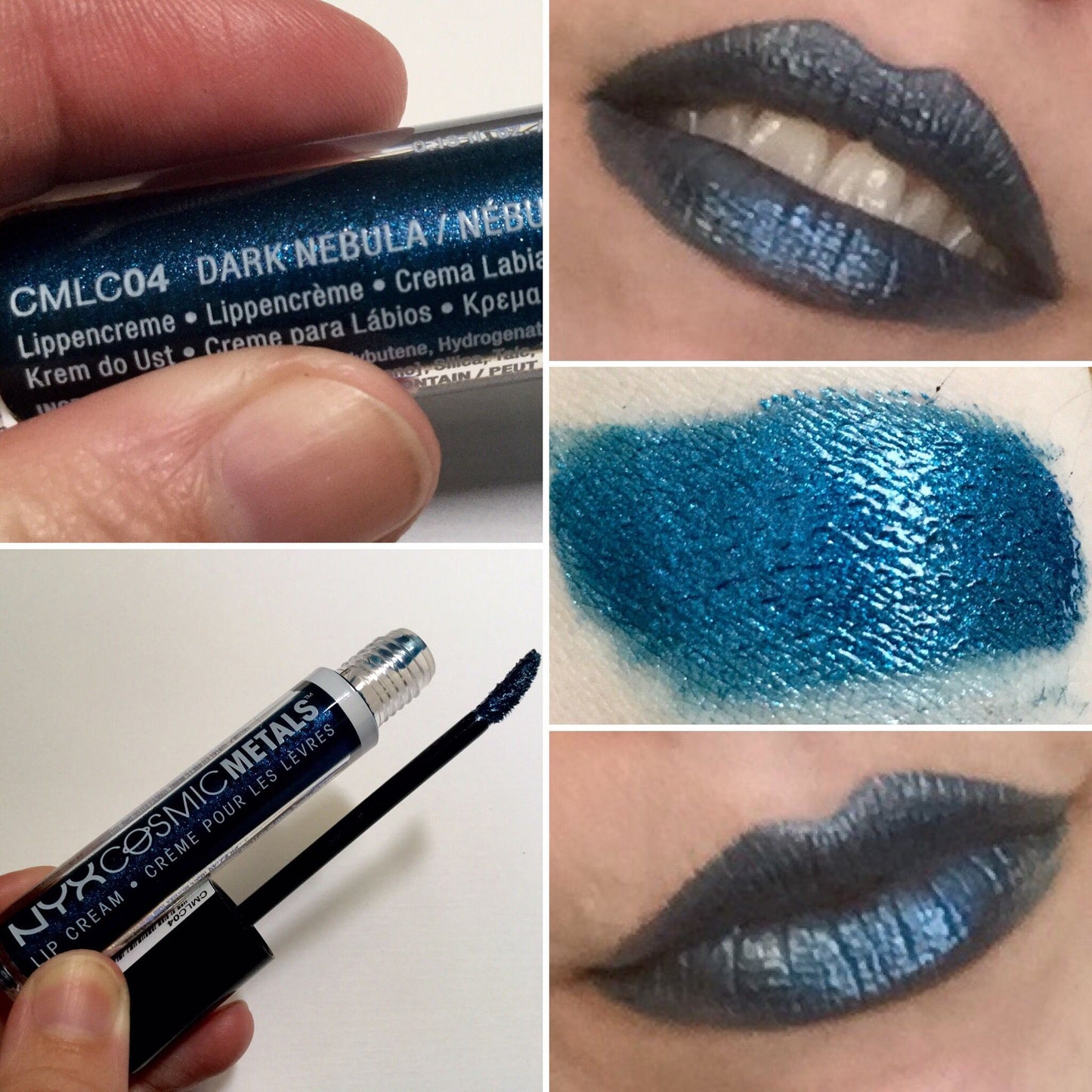 NYX COSMIC METALS LIP CREAM Lipstick Creamy Metallic Color,
