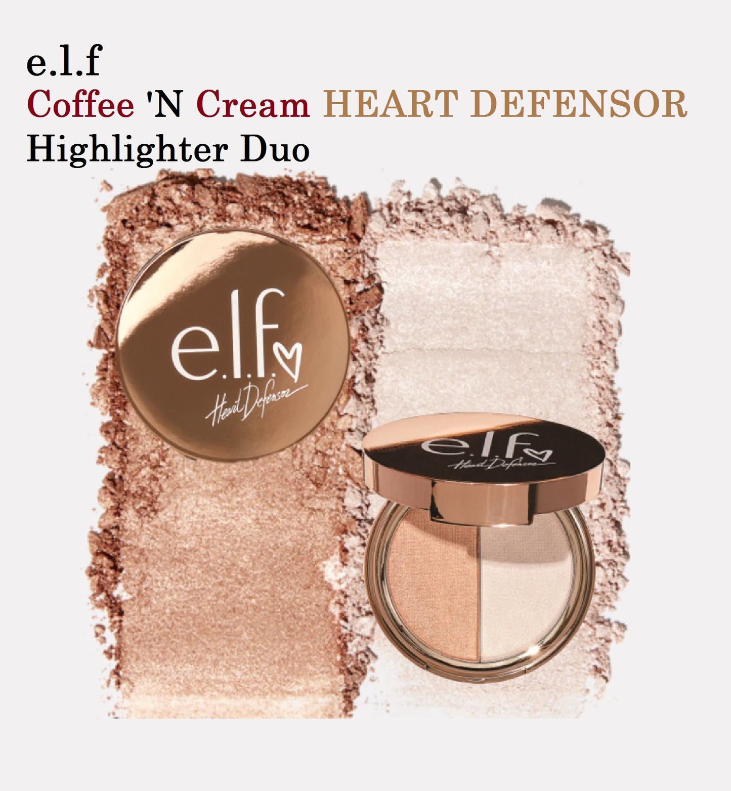 e.l.f Coffee 'N Cream Highlighter Duo, Limited Edition