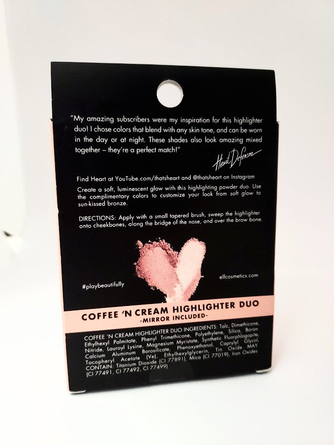 e.l.f Coffee 'N Cream Highlighter Duo, Limited Edition