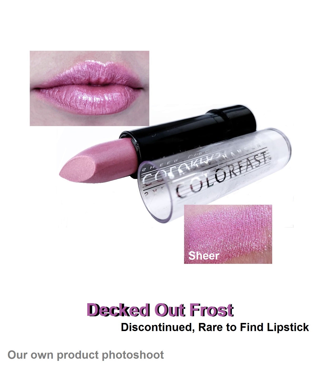 Sally Hansen ColorFast Frost/Sheer Lipstick, with SPF 20,