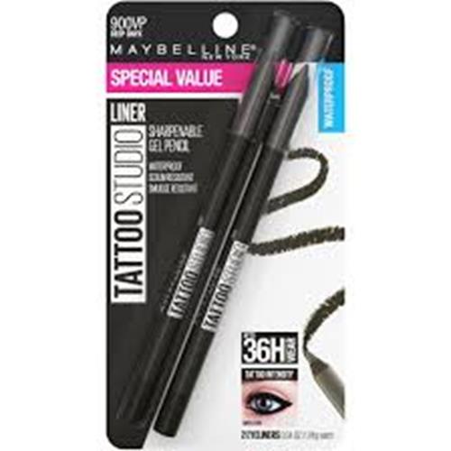 Maybelline Tattoo Studio Sharpenable Gel Pencil Longwear Eyeliner,