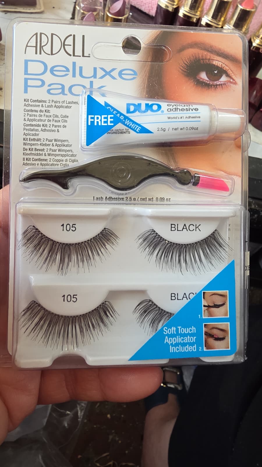 2X Ardell Deluxe Pack Lashes #105 Black