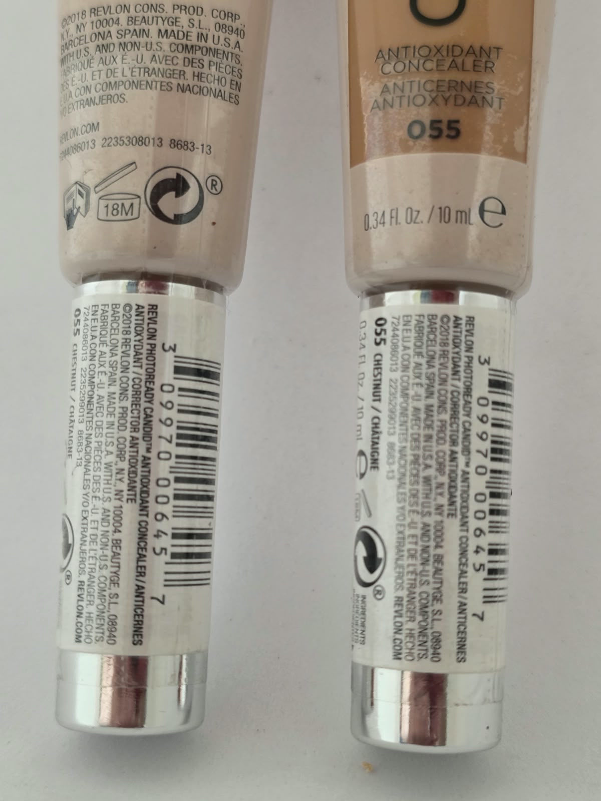 2X Revlon Photoready Candid Antioxidant Concealer, 055 Chestnut