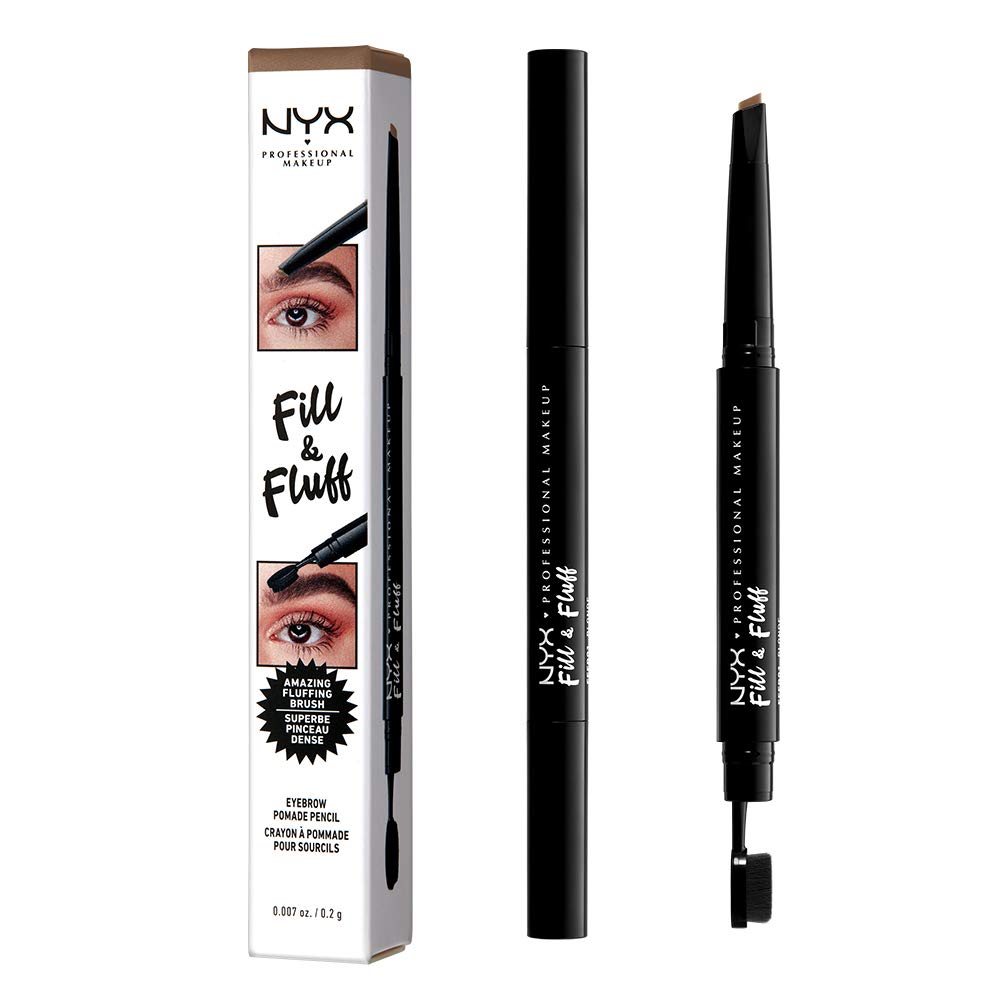 NYX PROFESSIONAL MAKEUP Fill & Fluff Eyebrow Pomade Pencil,