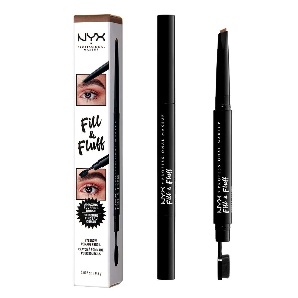 NYX PROFESSIONAL MAKEUP Fill & Fluff Eyebrow Pomade Pencil,