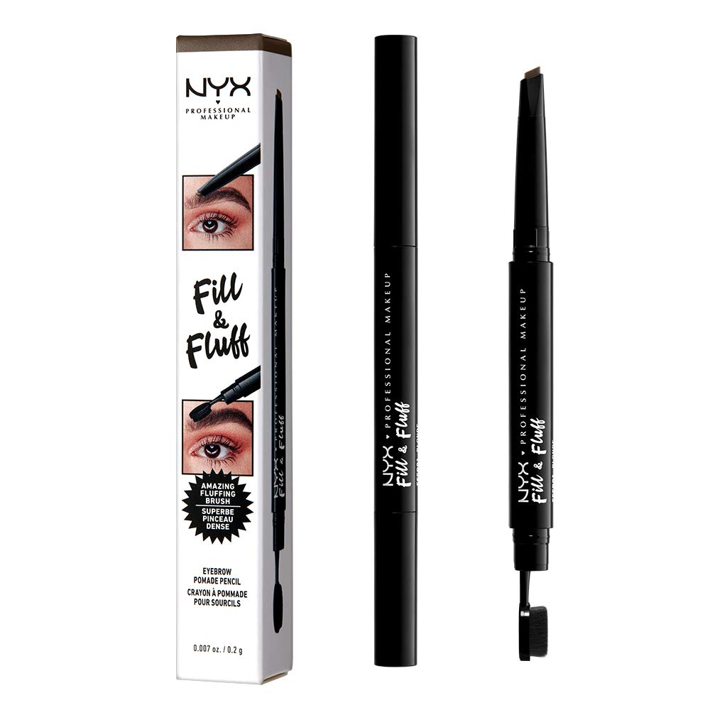 NYX PROFESSIONAL MAKEUP Fill & Fluff Eyebrow Pomade Pencil,