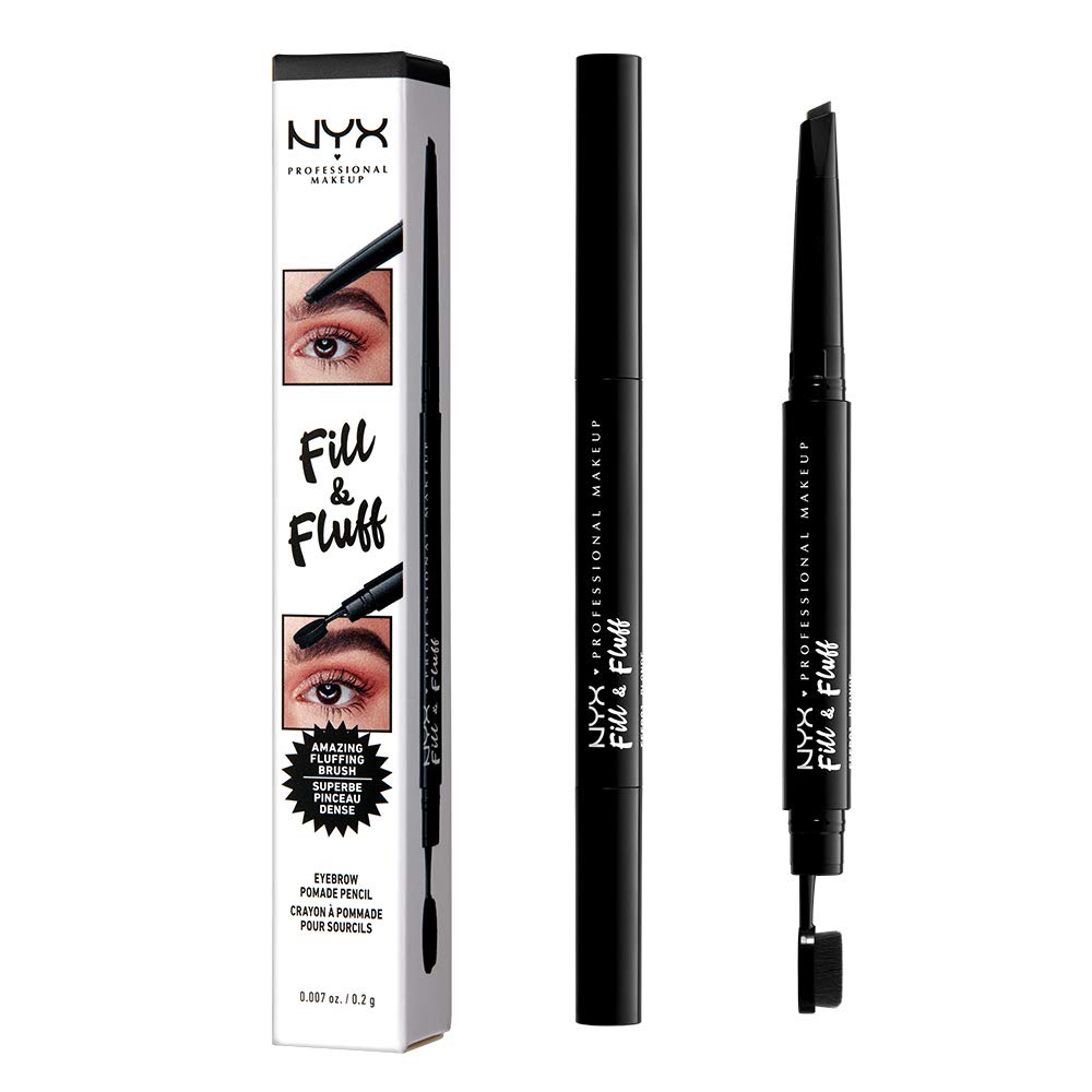 NYX PROFESSIONAL MAKEUP Fill & Fluff Eyebrow Pomade Pencil,