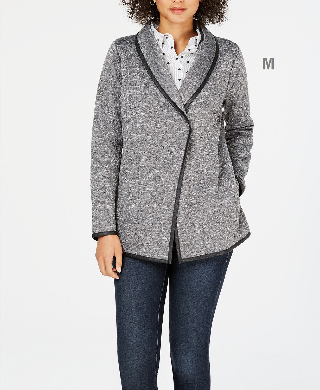 Charter Club French Terry Jacket, Flagstone M