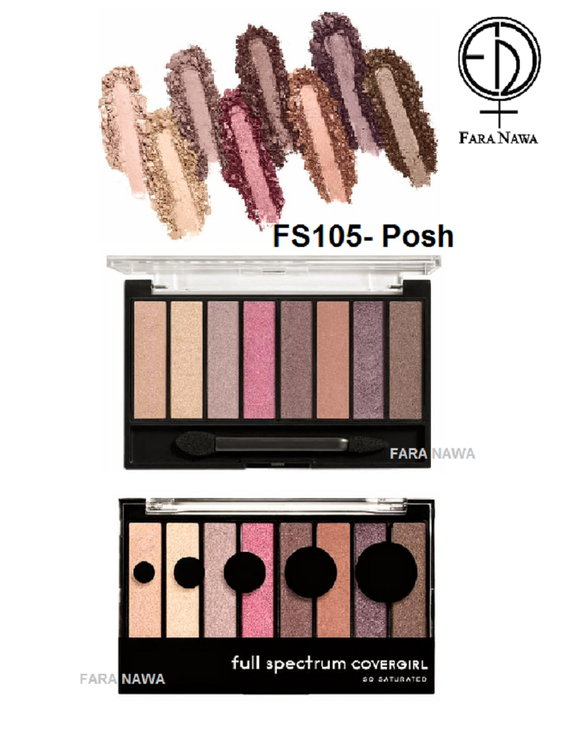 Covergirl Full Spectrum So Saturated Eyeshadow Palettes,