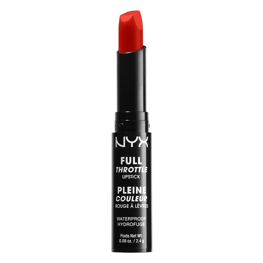 NYX Cosmetics NYX Waterproof Full Throttle Lipstick,