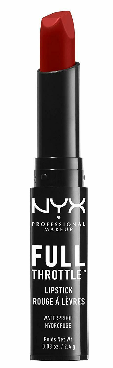 NYX Cosmetics NYX Waterproof Full Throttle Lipstick,