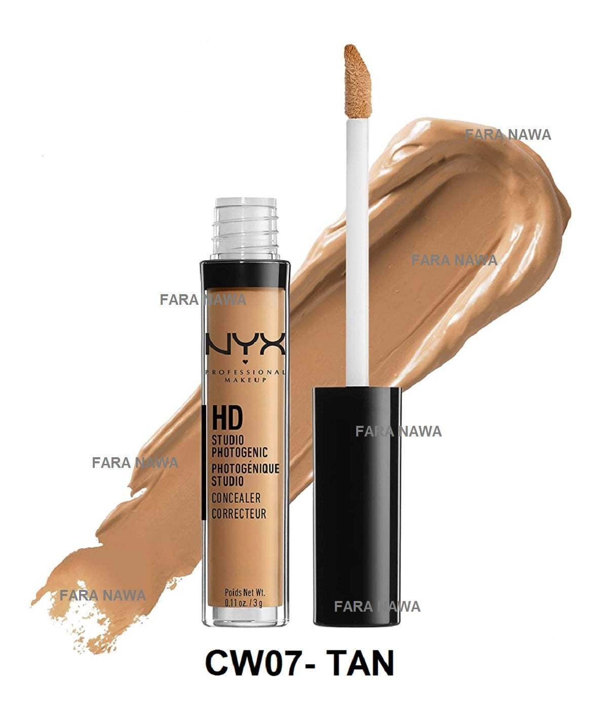 NYX Professional Makeup HD Studio Photogenic Wand Concealer,