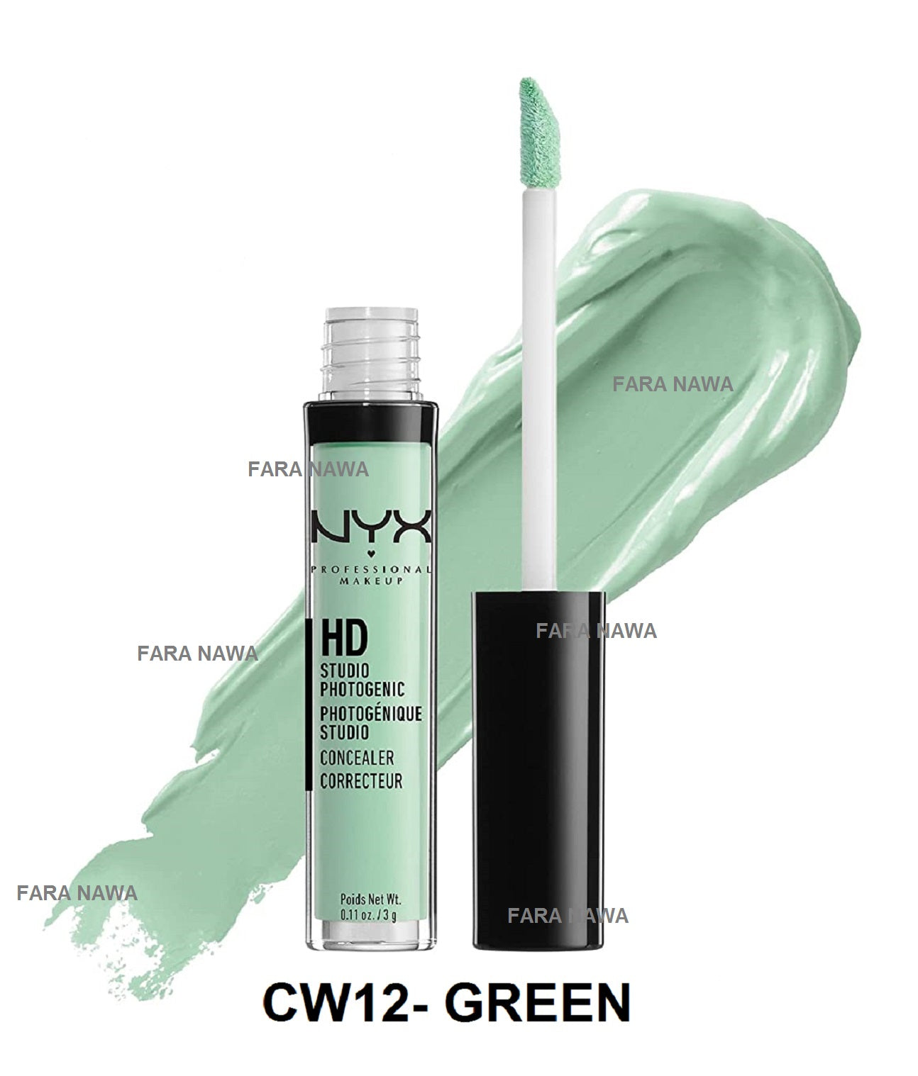 NYX Professional Makeup HD Studio Photogenic Wand Concealer,