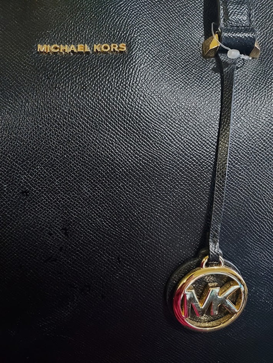 MICHAEL Michael Kors Houston Crossgrain Leather Tote,