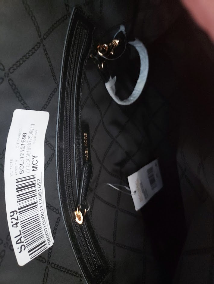 MICHAEL Michael Kors Houston Crossgrain Leather Tote,