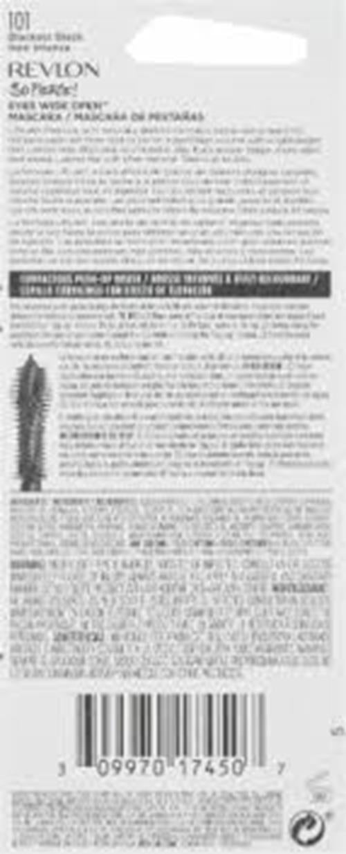 Revlon So Fierce! Eyes Wide Open, Extreme Volume Longwear Mascara, 24hr Wear,