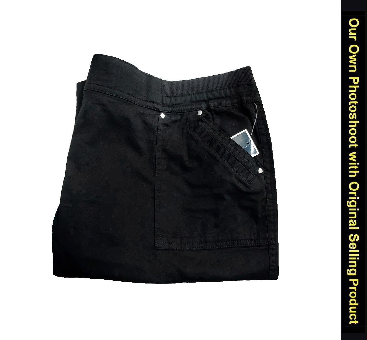 KAREN SCOTT Plus Size Cotton Bermuda Style Shorts, 16W
