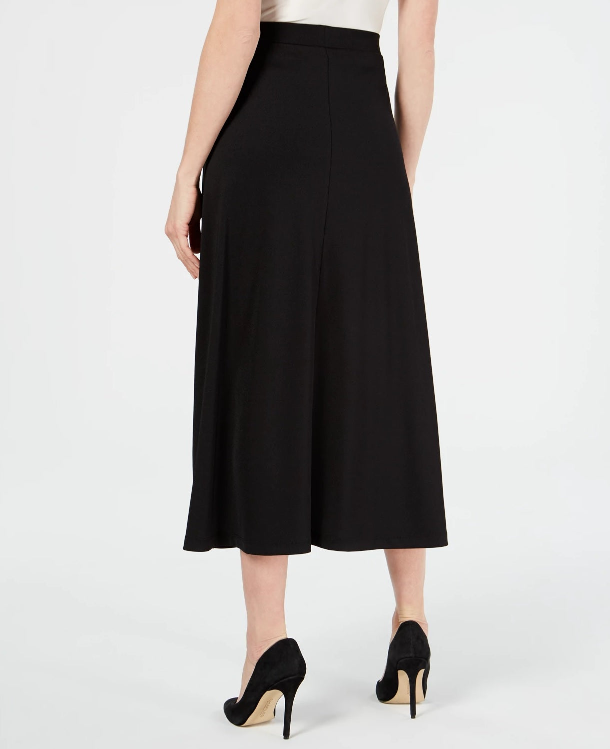 Kasper A-Line Maxi Skirt, Size L