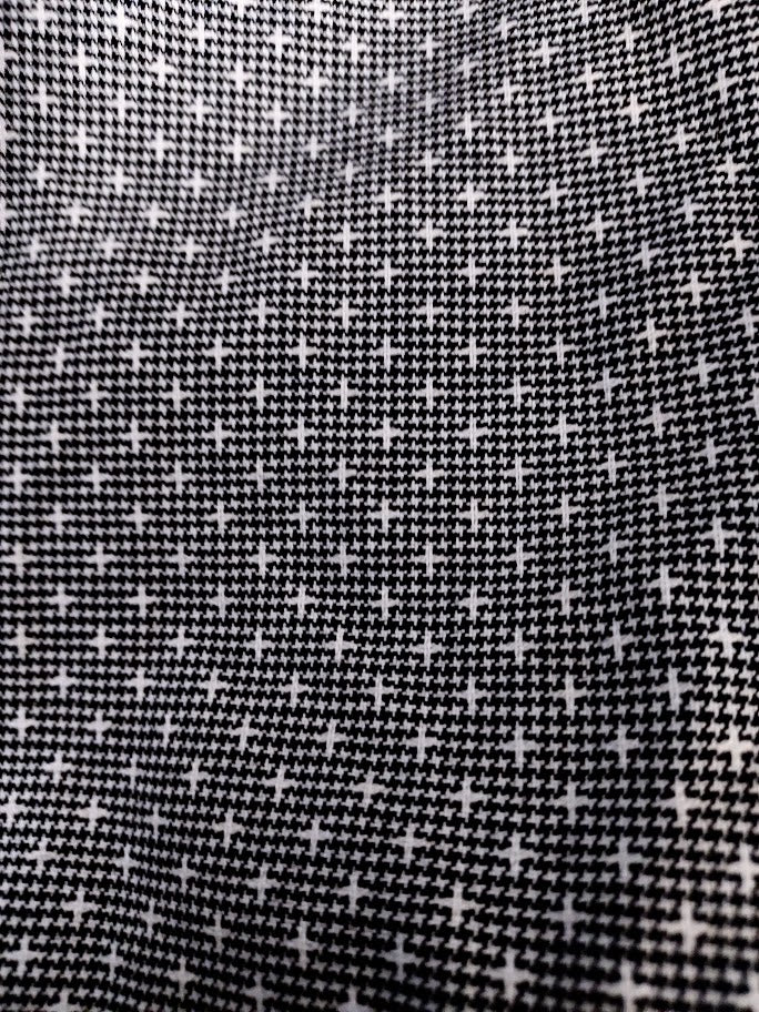 LAUREN RALPH LAUREN Houndstooth Cap-Sleeve Dress, Size 6