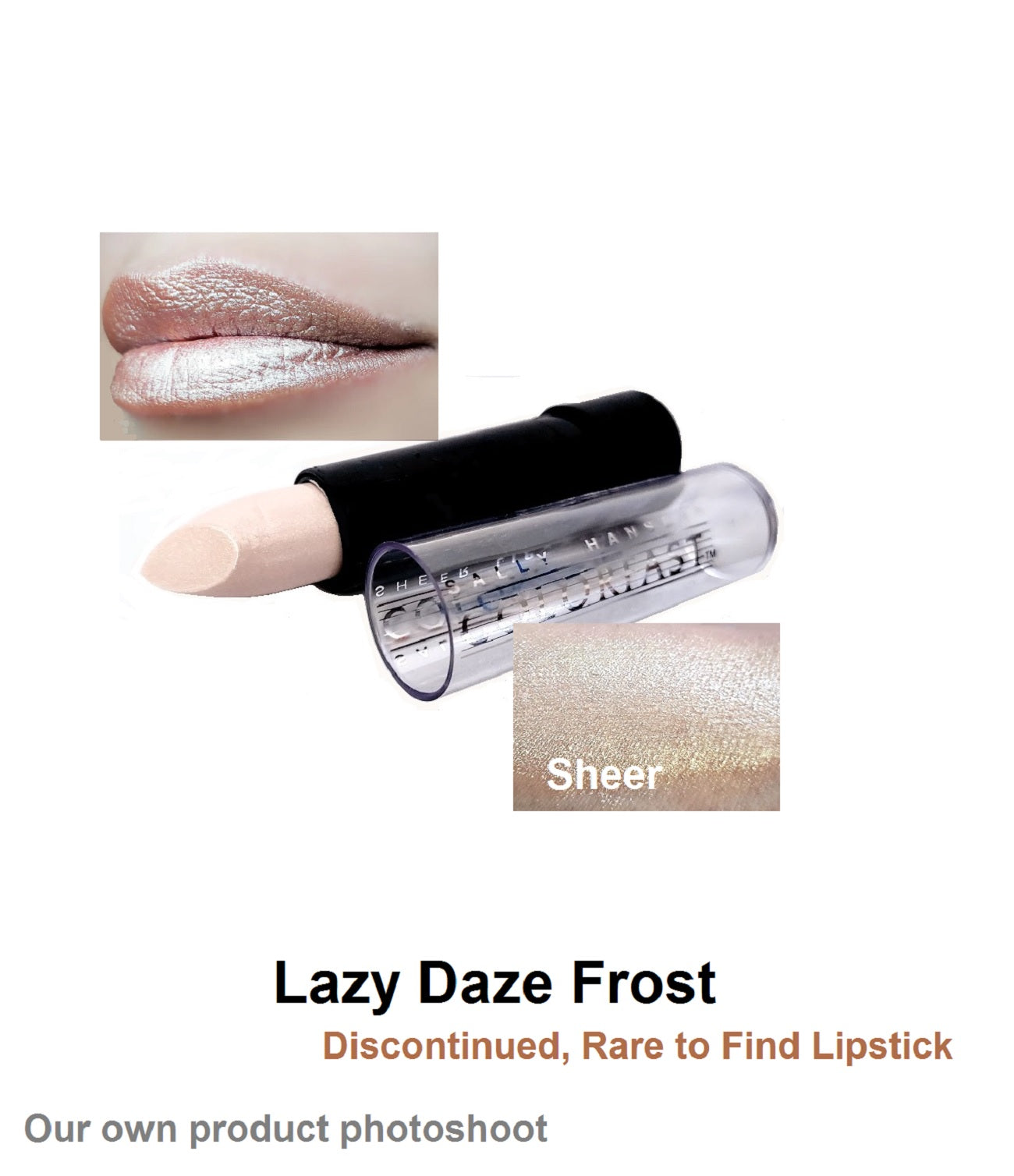Sally Hansen ColorFast Frost/Sheer Lipstick, with SPF 20,