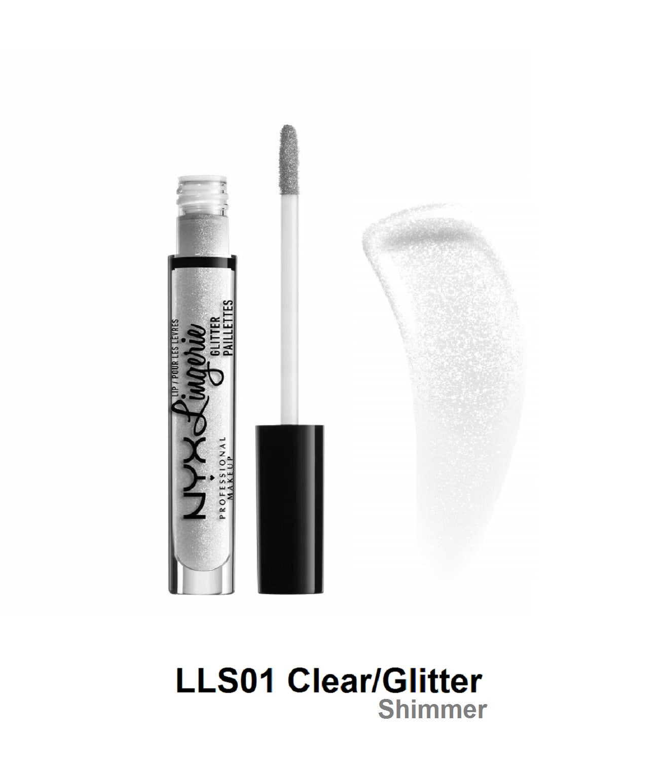 NYX Lip Lingerie Shimmer/Glitter Lip Gloss,