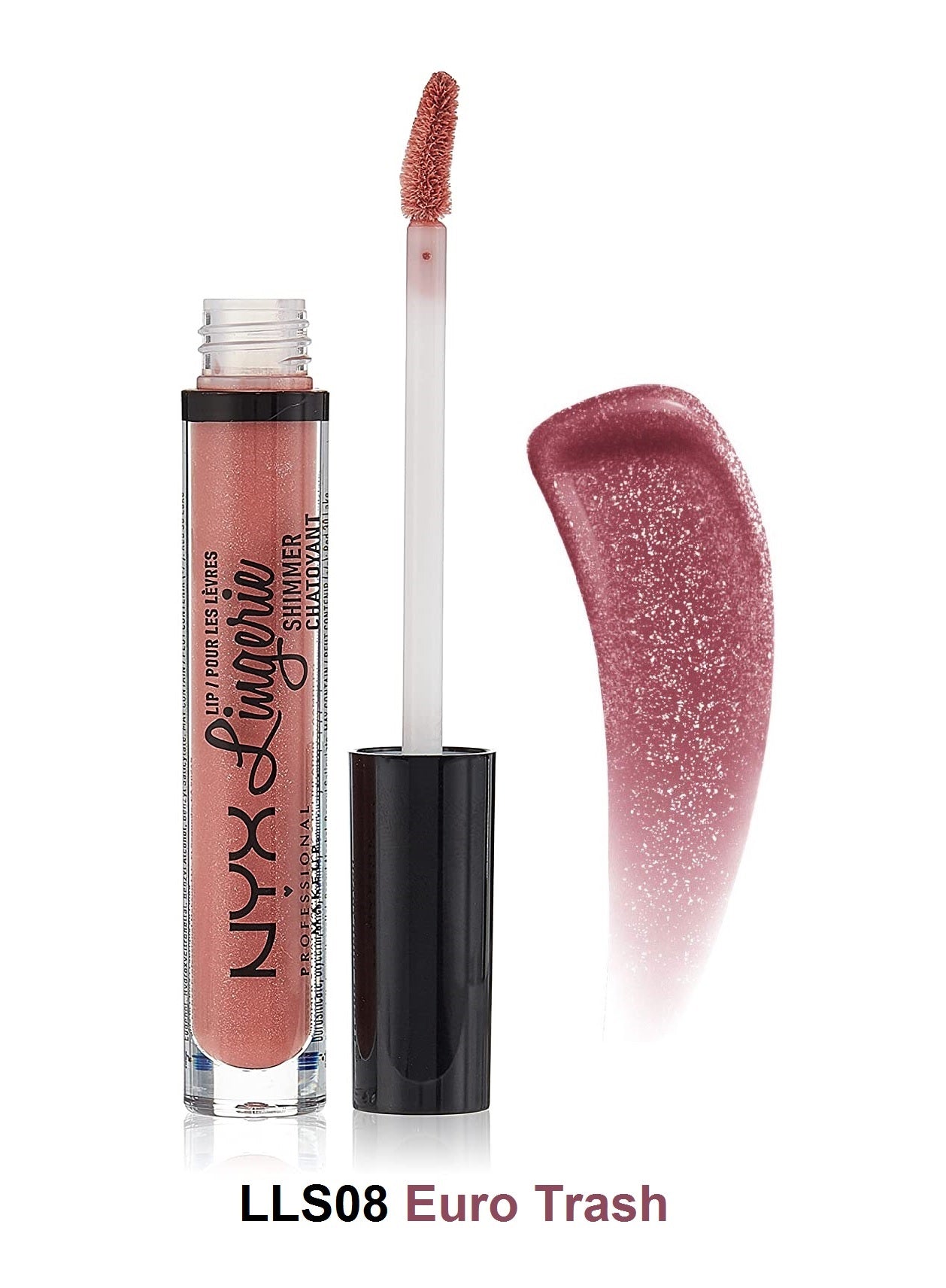 NYX Lip Lingerie Shimmer/Glitter Lip Gloss,