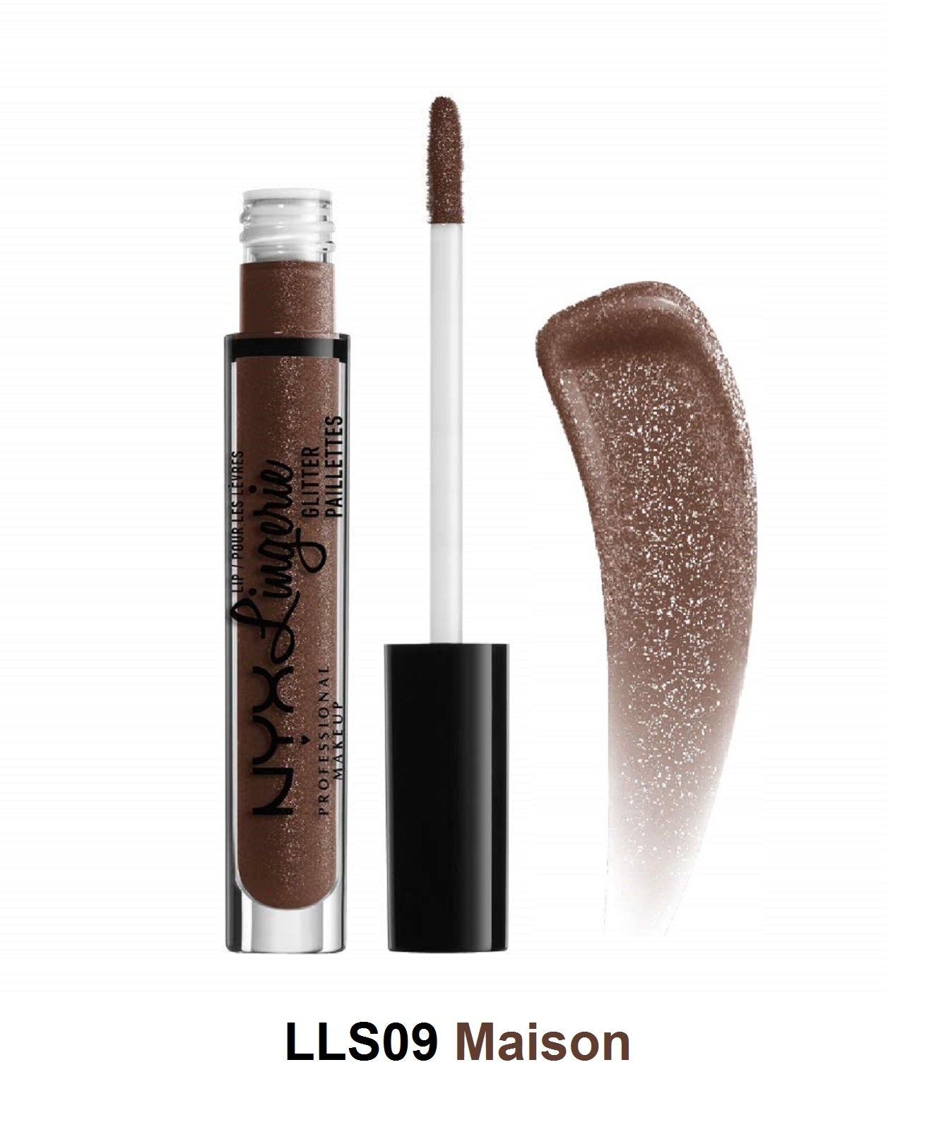 NYX Lip Lingerie Shimmer/Glitter Lip Gloss,