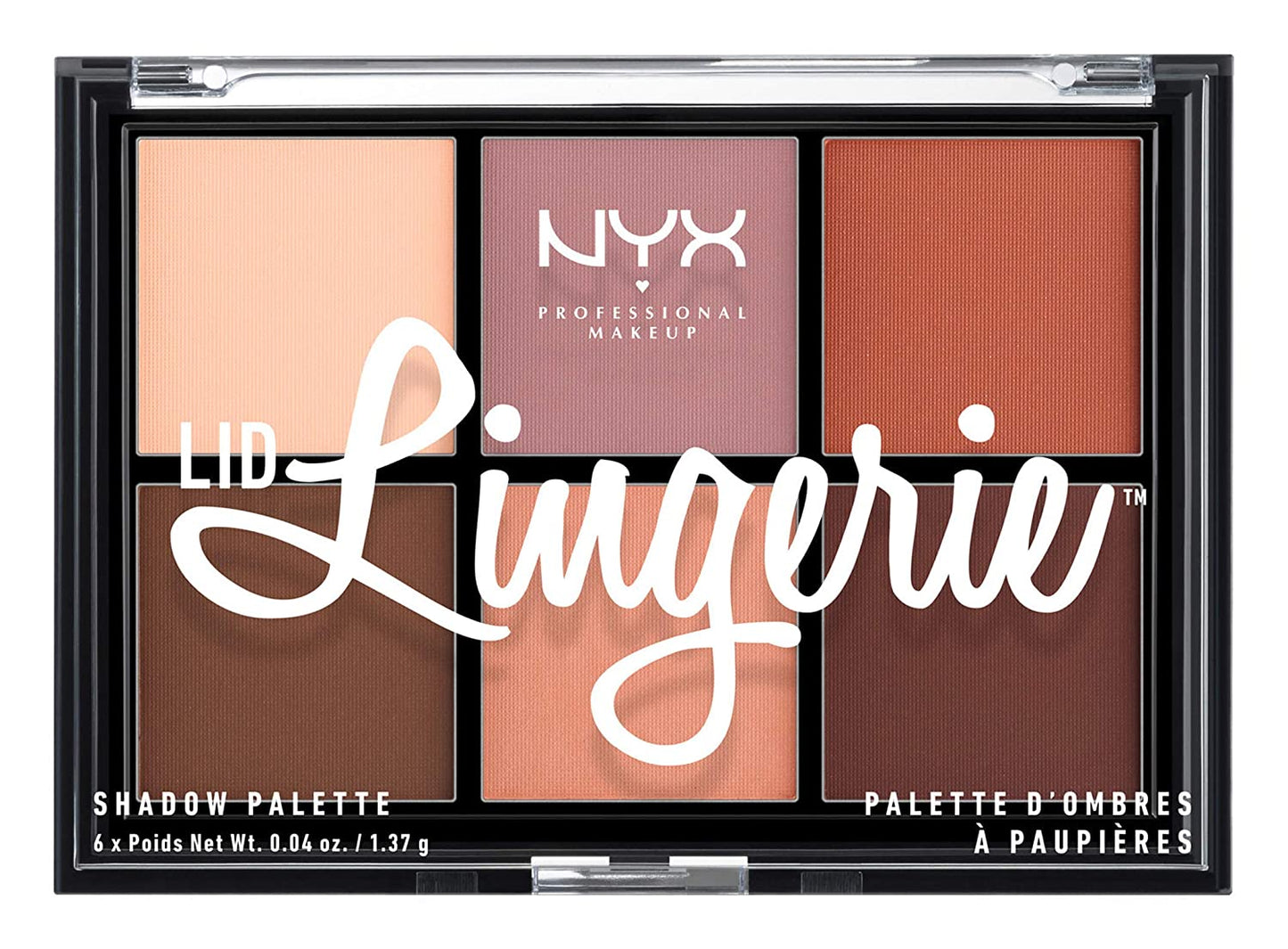 NYX PROFESSIONAL MAKEUP Lid Lingerie Shadow Palette, Eyeshadow Palette